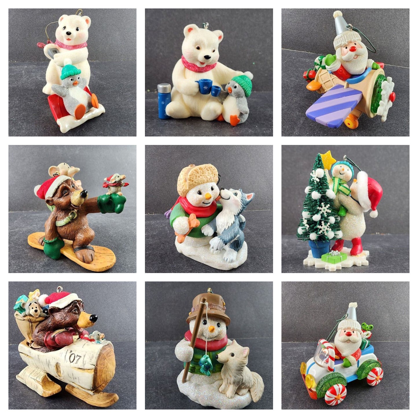 Hallmark Keepsake Series Edition Christmas Ornaments Various Designs 2007-2010