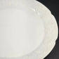 Indiana Milk Glass Platter 14" Round Harvest Grape Scalloped Torte Plate Vintage