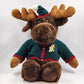 Prima Creations Cuddly Moose Plush 18" Sitting Christmas Sweater Holiday Decor