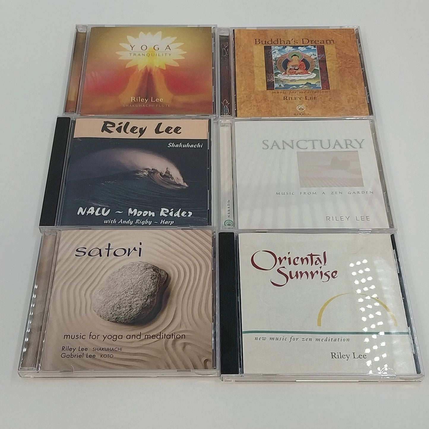 Riley Lee 6 CD Set Meditation Yoga Zen Garden Narada Shakuhachi Flute Koto Harp