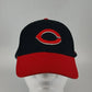 Nike Cincinnati Reds Black Red Bill Hat MLB Cap Hook Loop Adjustable OSFM