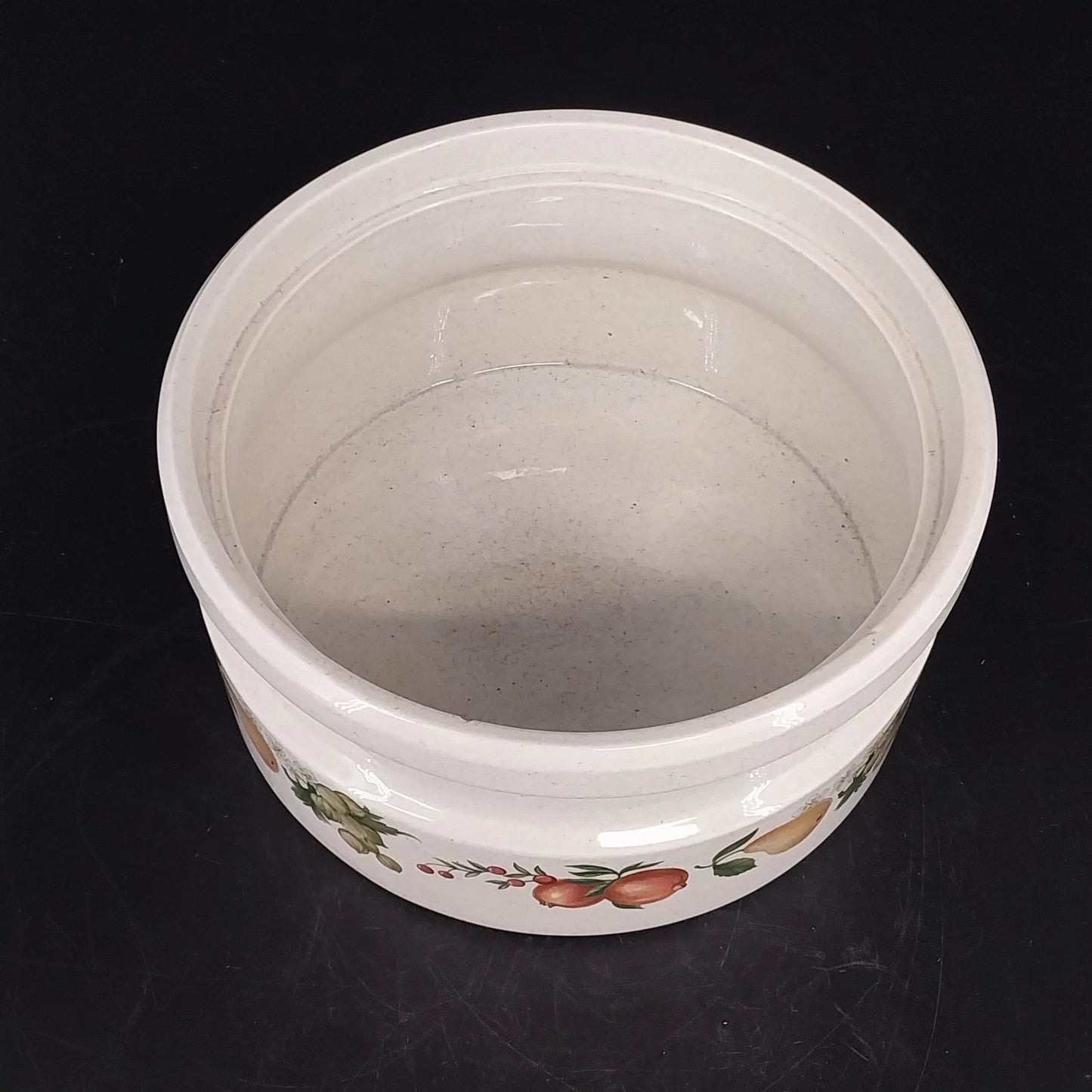 Wedgwood Quince Round Casserole Dish 1.5 Qt No Lid Oven To Table Fruits England