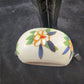 Carpentier Argentan Porcelain Oval Jewelry Box Birds & Flowers
