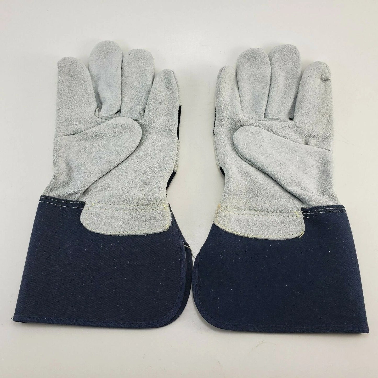 Ironcat IC8 Split Cowhide Leather Gloves L Premium Gauntlet Cuff 3 Pair New NOS