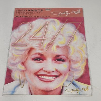 Dolly Parton Art Print Poster Close-up Portrait 8x10 American Greetings USA New