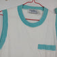 Hastings & Smith Tank Top Skirt 2 pc Set Womens Aqua White Striped Sleeveless