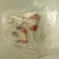 Snowman Shower Curtain Hooks Ceramic Snowplace Like Home Holiday Christmas NIB