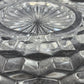 Fostoria American Glass Salad Plate 7.75 Inch Starburst Pattern