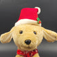 Gemmy Animated Golden Retriever Singing Christmas Plush Holiday Decor
