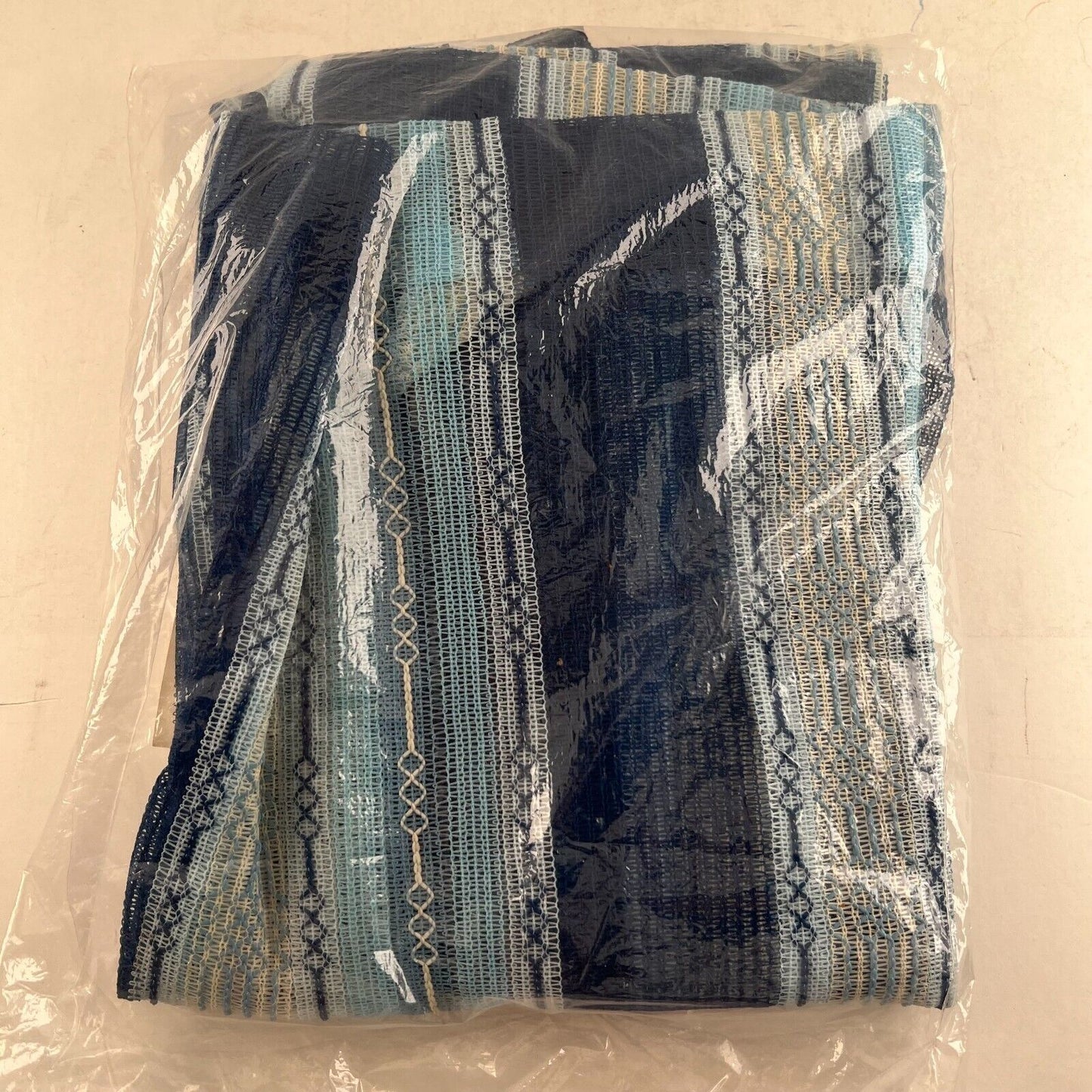 Custom Tailored Draw Draperies Pair Ready To Hang Washable 30 x 36" Blue