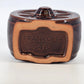 Frankoma 94B Open Sugar Bowl Wagon Wheel Brown Remember Ozark Niroga 1988 Vtg