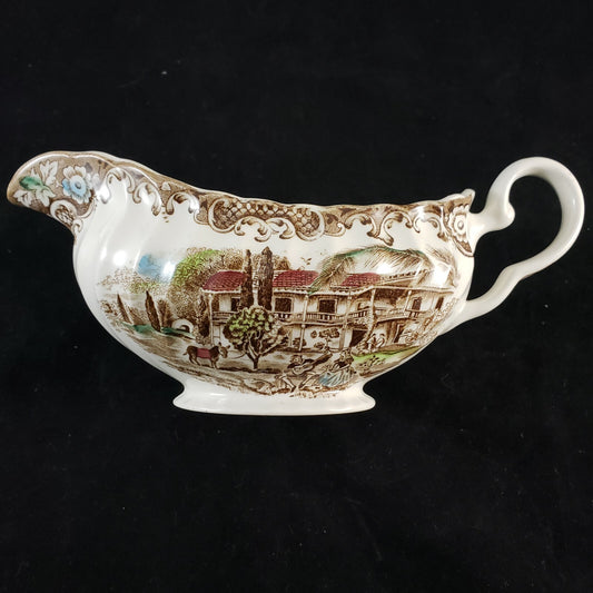 Gravy Boat Heritage Hall 4411 Johnson Brothers Southern Plantation Vtg England