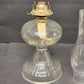 Hurricane Kerosene Oil Lamp Plume Atwood Eagle Clear Glass Chimney 19.75"h Vtg