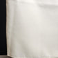 Plain Off White Tablecloth Shiny Polyester Blend Overlock Hem Rectangle 52"x68"