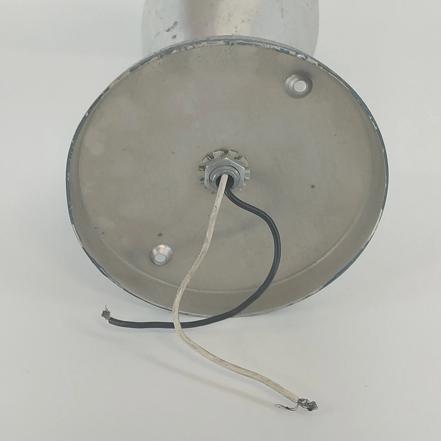 Swivelite Atomic Cone Ceiling Light Fixture Brushed Aluminum Metal Lamp 10" MCM