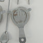 Stainless Steel Bartender Tool Set Strainers Jigger Tongs