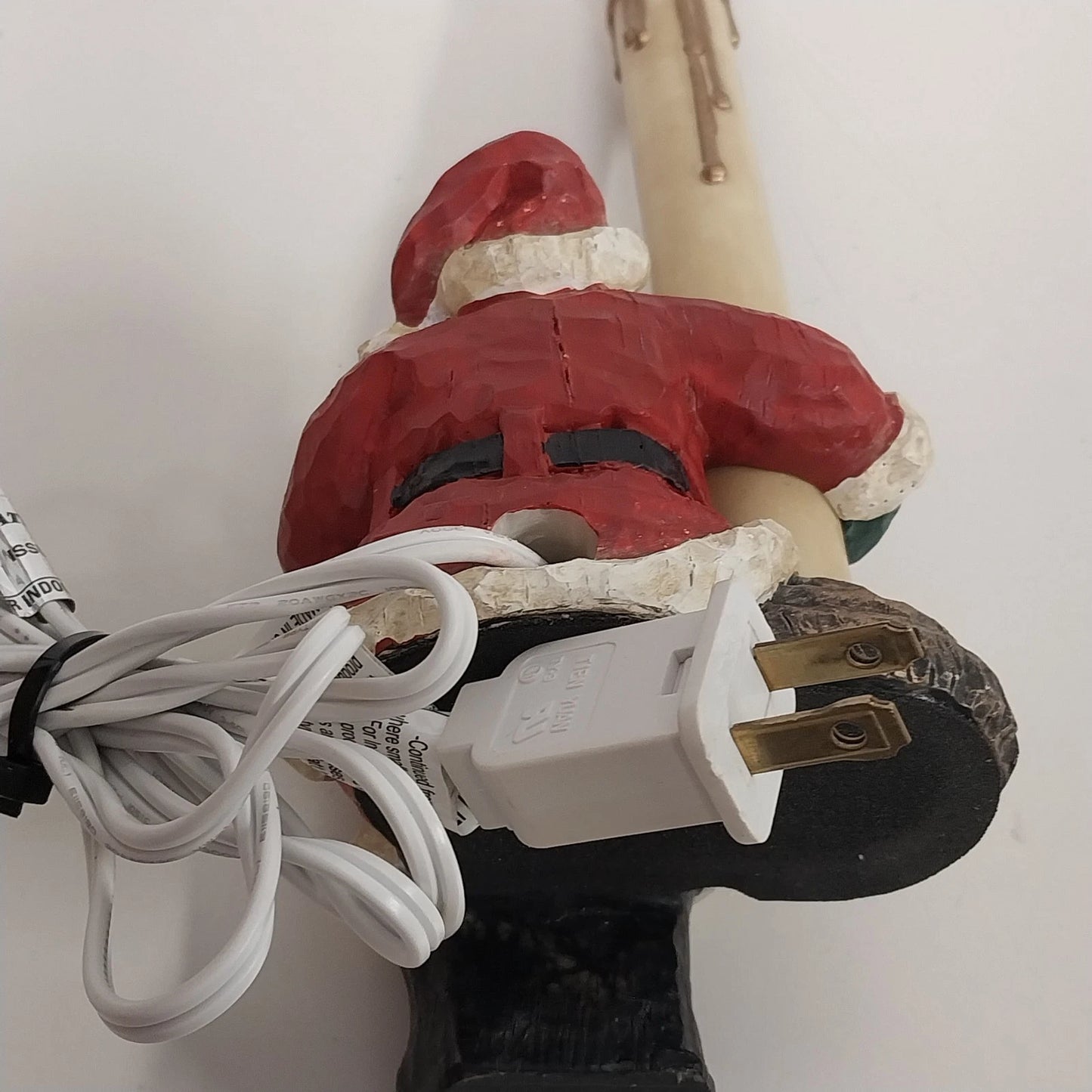 Designer's Choice Santa Shelf Sitter Electric Candle Light Plug In Christmas