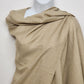 Bijoux Terner Tan Scarf Wrap Open Front Pashmina Shawl Oversized Stole 63"x48"