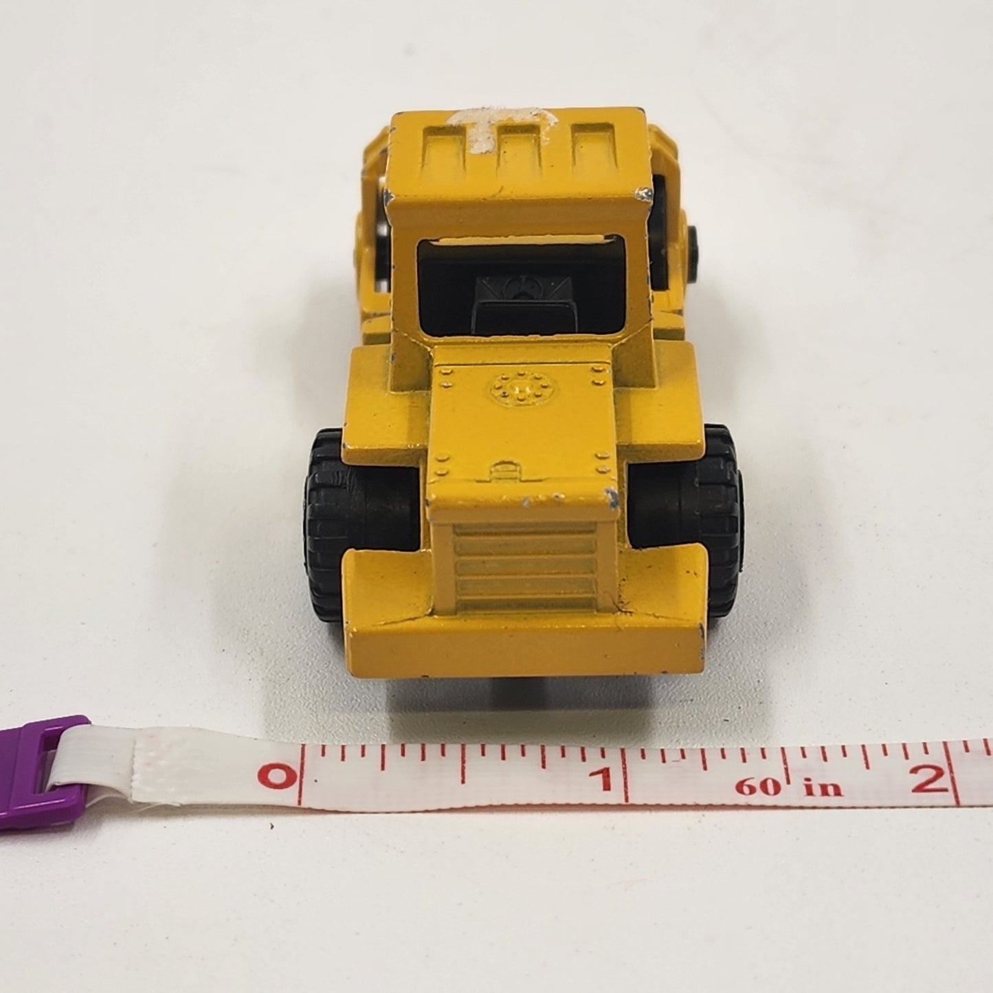 Majorette Diecast Yellow Road Roller Truck Toy Vehicle Collection #N226 France