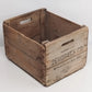 Zeropack Wooden Crate Winchester VA Advertising Storage Box Vintage 18x15x12