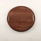 3 Round Wooden Hot Pad Trivets Cork Top 7" 8.5" and 10" Diameter Finger Grips