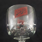 Schlitz Beer Goblet Clear Glass Vintage Stemmed Thumbprint Mug Breweriana 1970s