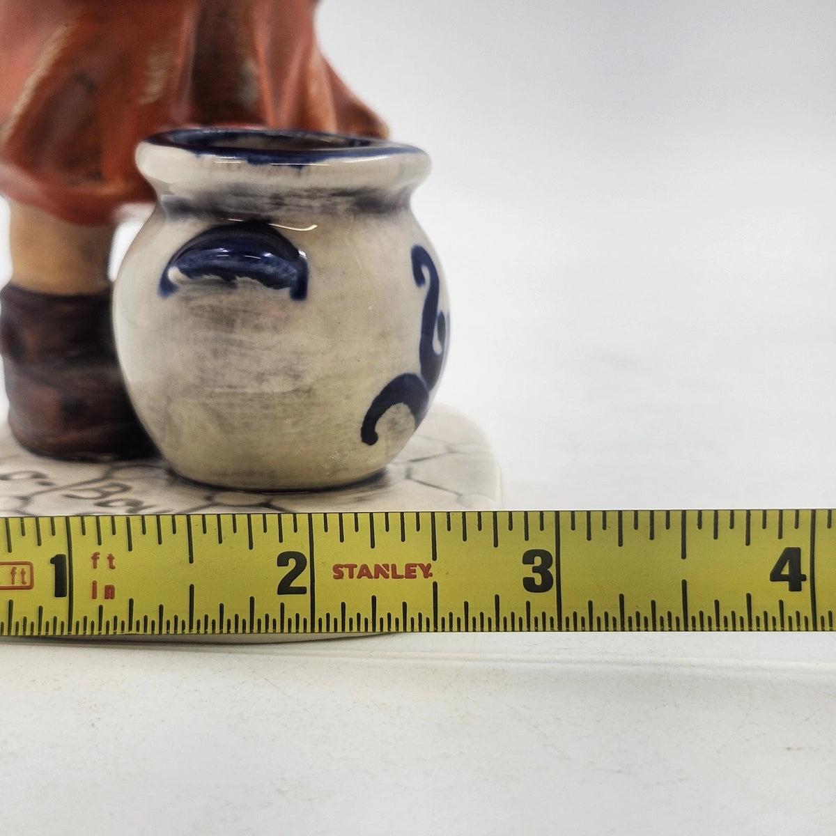 Goebel Co-Boy Sam The Gourmet Gnome Figurine 8" Pot & Spoon Well 505 W Germany
