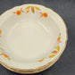 4 Autumn Leaf Rimmed Fruit Dessert Bowls 5.25" Hall's Superior for Jewel Tea MCM