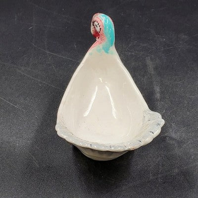 Bitossi Italy Turkey Bowl Candy Dish Hand Painted Porcelain 95/259 Vintage 90's