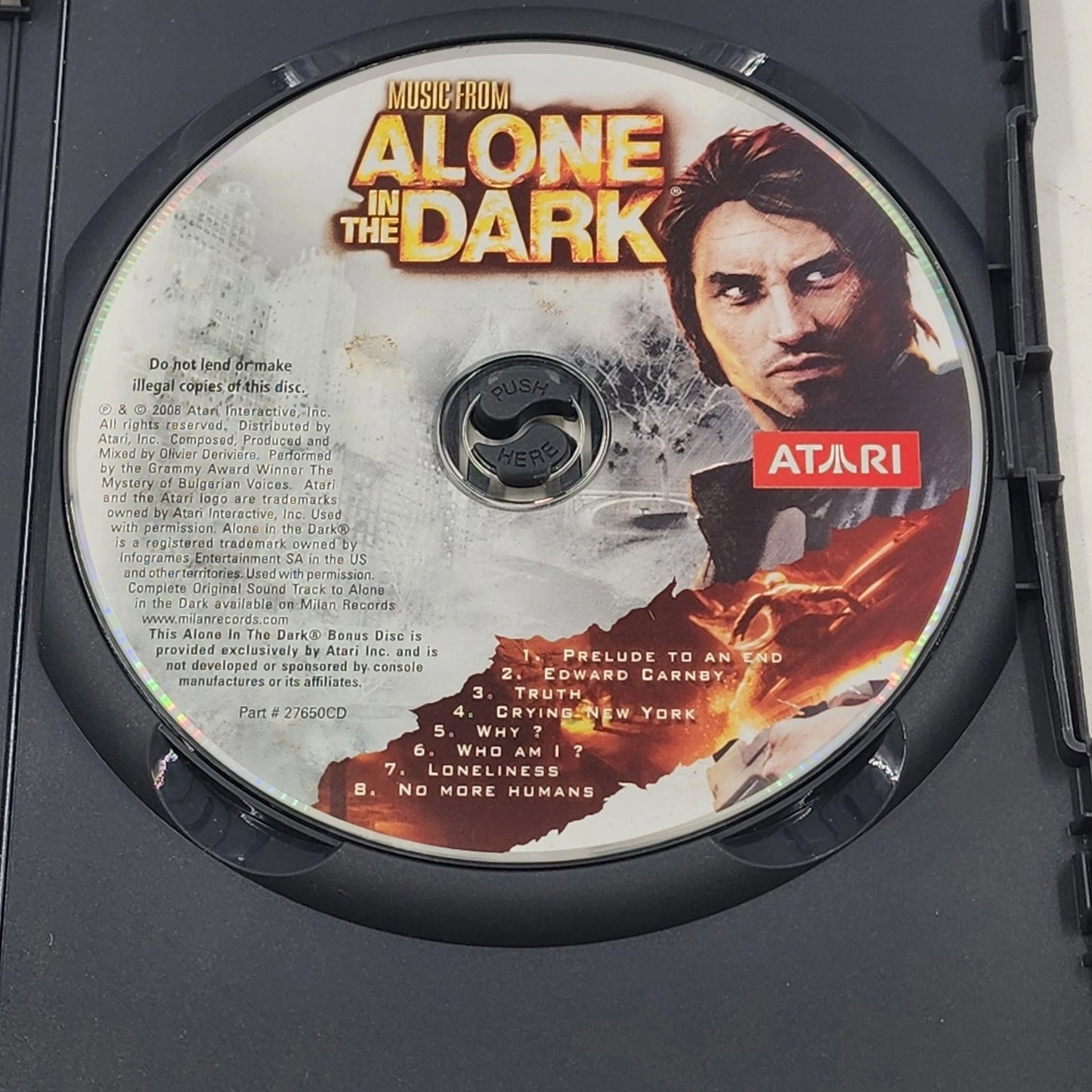 Alone in the Dark Microsoft Xbox 360 2008 Survival Horror Game Case & Disc Only