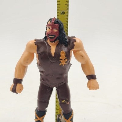 Mankind Figure 5" WWF Bend Ems Wrestling 1997 Series 5 Just Toys Titan Sports