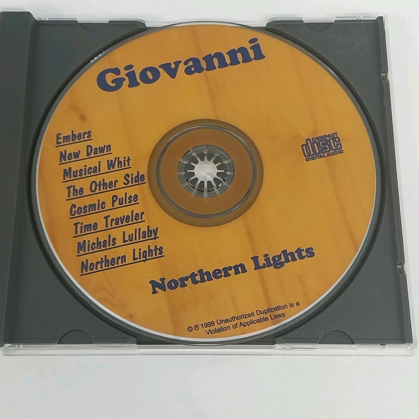 Giovanni Northern Lights CD 1999 New Age Acoustic Guitar Instrumental Album