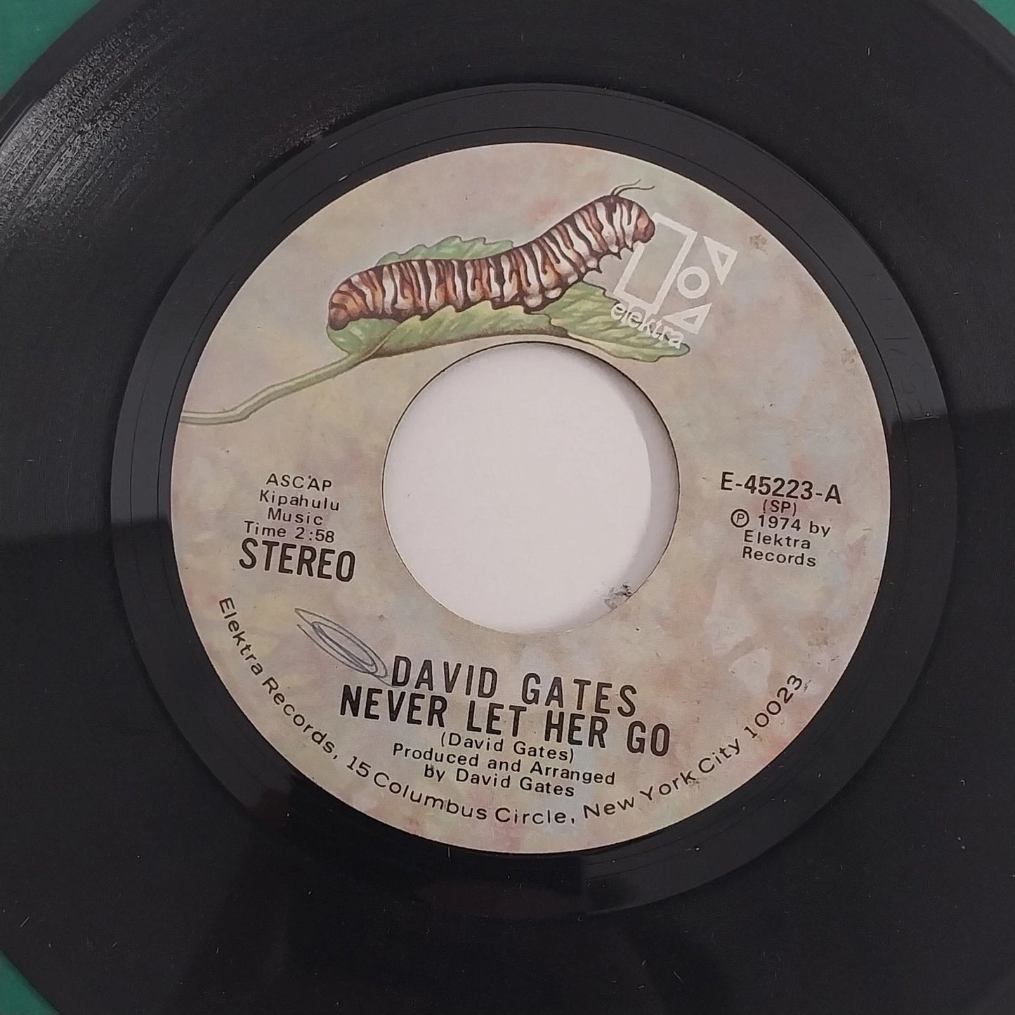 David Gates 45 RPM 7" Vinyl Lot 3 Elektra Pop Rock Singles 1970s Goodbye Girl