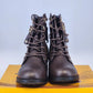 Forever Link Sevilla-66 Combat Boots Women Size 8 Brown NWT