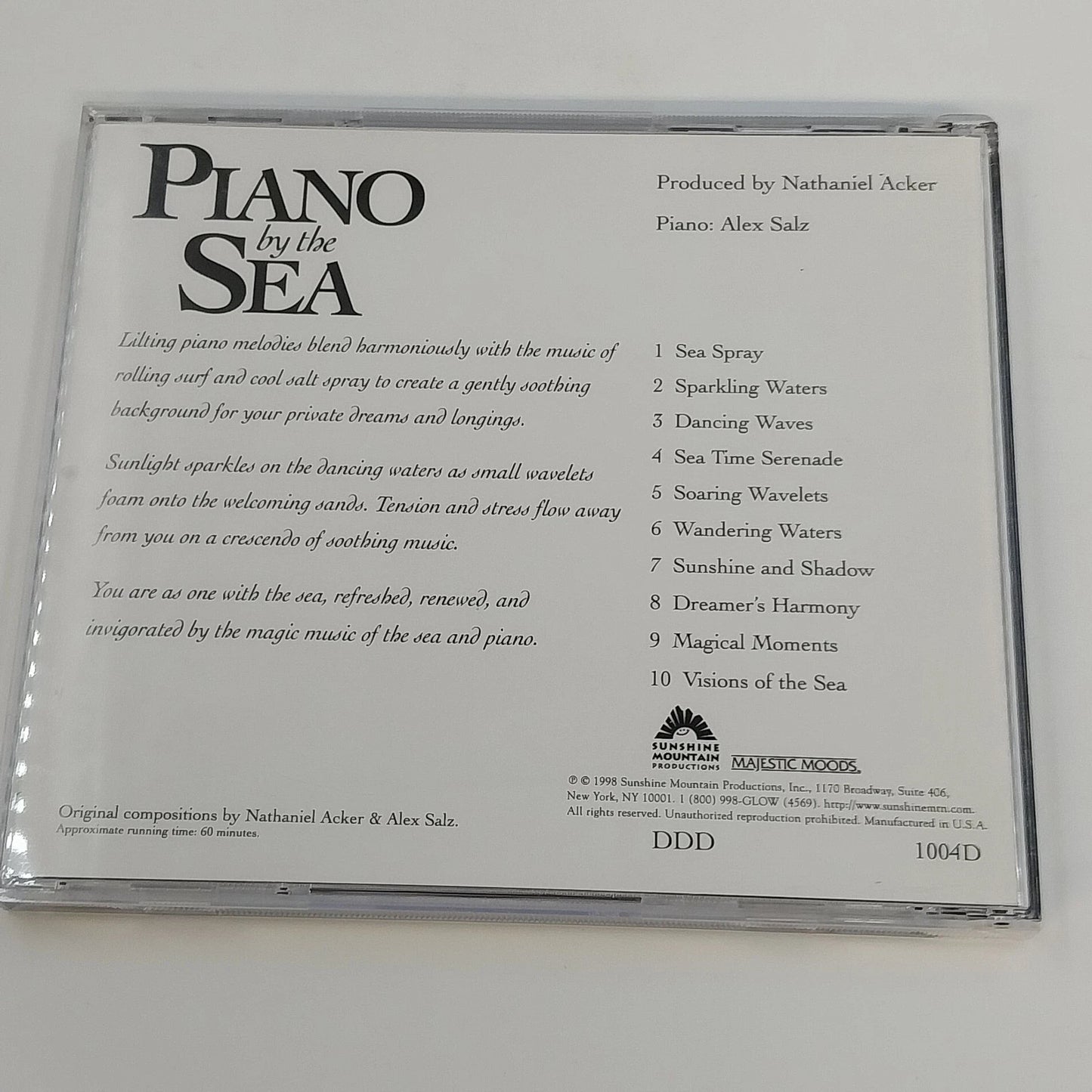 Majestic Moods By the Sea Harp Piano Guitar Flute 4 CD Lot Ocean Sounds