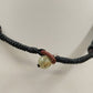Boho Necklace Multicolor Disc Netting Statement Acrylic Cord Ball Loop Closure
