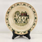 Poppytrail Homestead Provincial Rim Cereal Bowl 8.5" Metlox Tan Colonial Scene