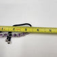 Silver Tone & Purple Crystal Glass Faceted Rhinestone Black Corded Bracelet 3.5"
