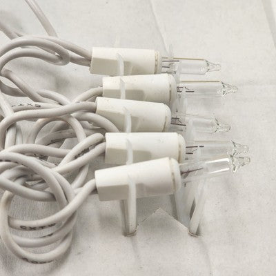 Holiday Season 70 Clear White Wire Light Set 16' Indoor/Outdoor