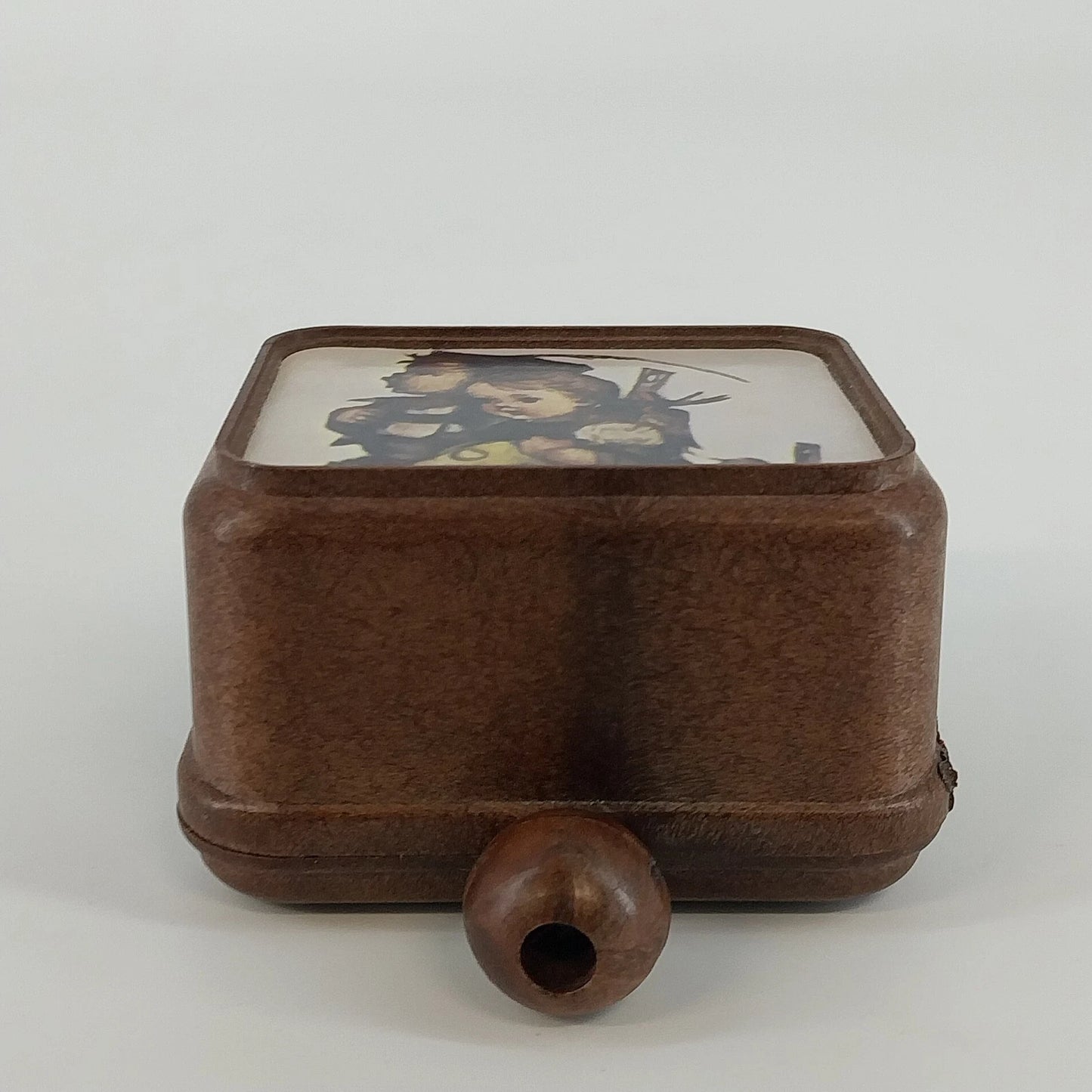 Hummel Print Pull String Music Box Plays "Close To You" Miniature Japan Works