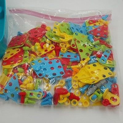 Ranxian Creative Suitcase Building Construction Drill Kit Toy Design For Toddler