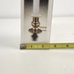 Pair of Electric Candle Lamps Solid Brass Boxed Christmas 7.5" Taiwan