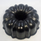 Nordic Ware Bundt Baking Cake Pan 12 Cup 2.81L Black Cast Aluminum Fluted 10.5"