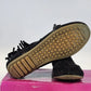 Shoes of Souls Black Fringe Moccasin Ankle Boots Women Size 9