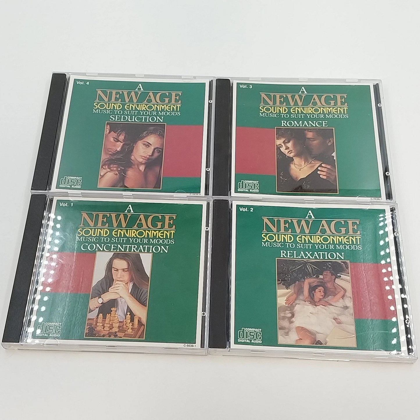 A New Age Sound Environment 4 CD Set Concentration Relaxation Romance Seduction