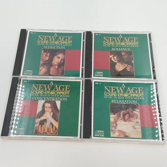 A New Age Sound Environment 4 CD Set Concentration Relaxation Romance Seduction