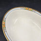 Nebraska Blue Oval Vegetable Bowl 10" England Blue Rim Flower Accent J&G Meakin