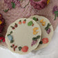 Wong's Polyresin Miniature Tea Set Grapes Fruit Teapot Teacup Collectible 5.5"