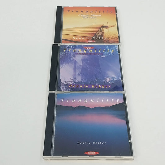 Hennie Bekker Tranquility Classic Moods Awakenings 3 CD Lot New Age Ambient Vtg