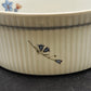 BIA Cordon Bleu Caroline Casserole Dish 8" Round Floral Souffle Baker No Lid Vtg